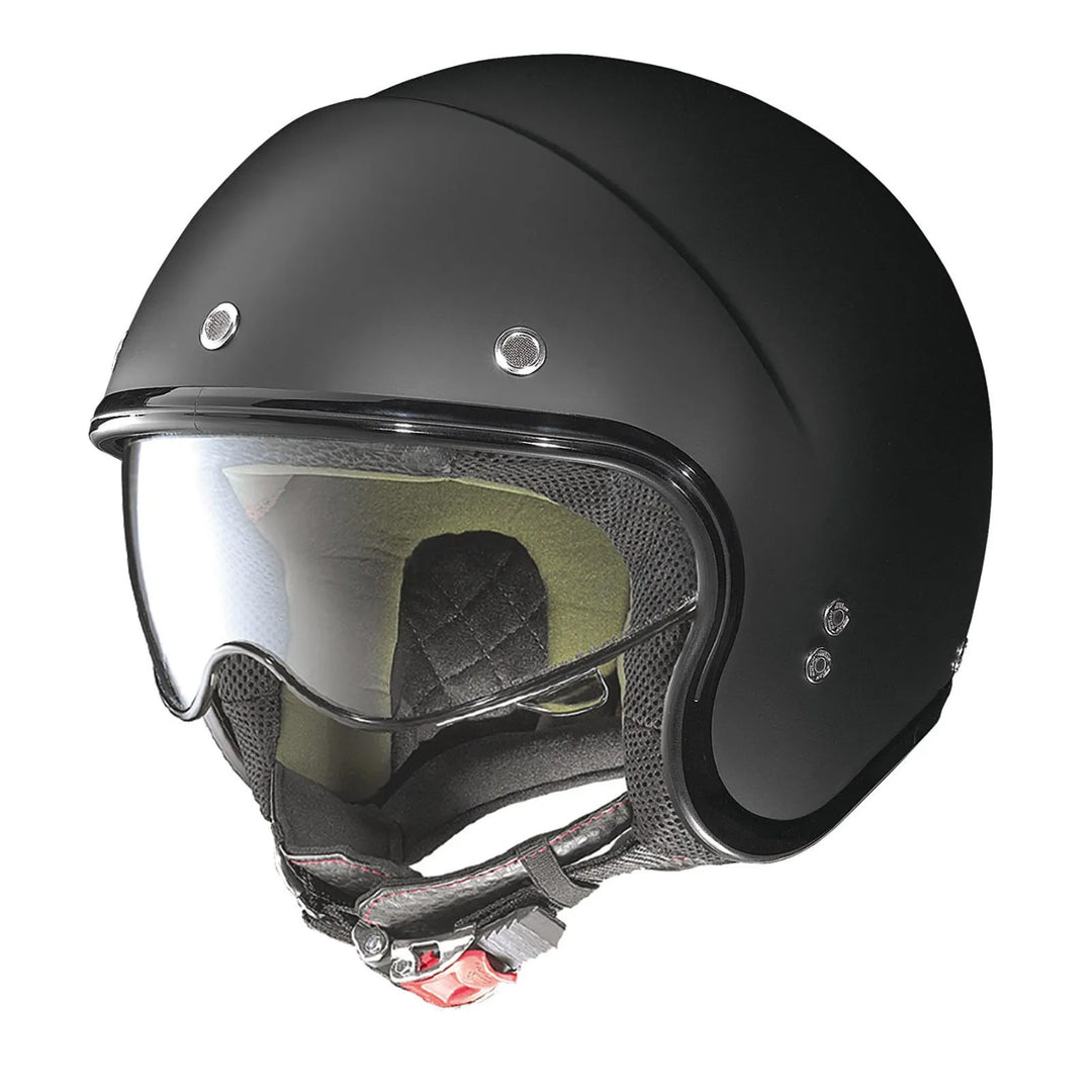 Can-Am N21 Open Face Helmet (DOT) Matte Black - Front Side View