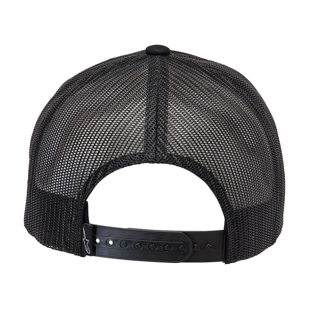 Alpinestars Delivery Trucker Hat Black/Black - Rear View