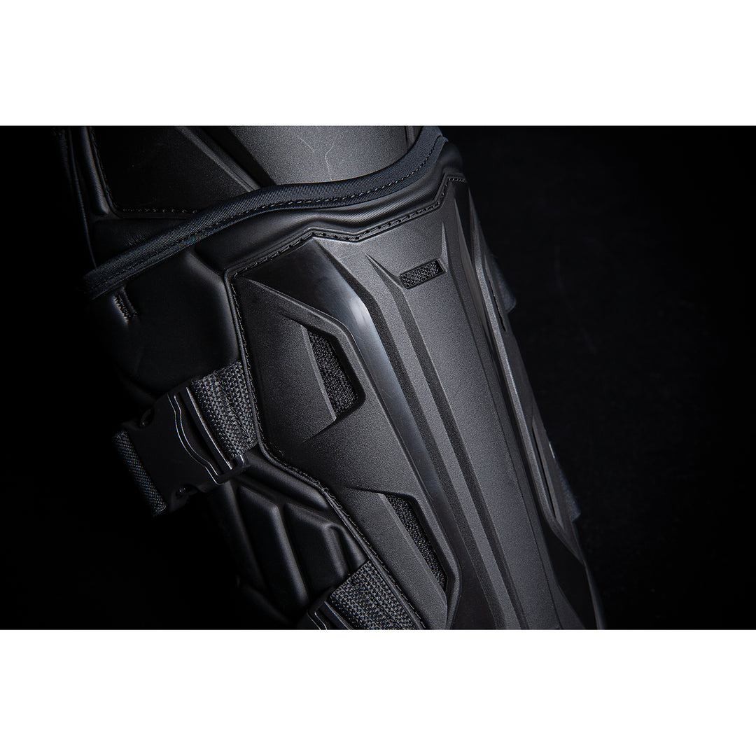 ICON Field Armor 3™ Knees Black - Close-Up Front View of Lower Knee Pad