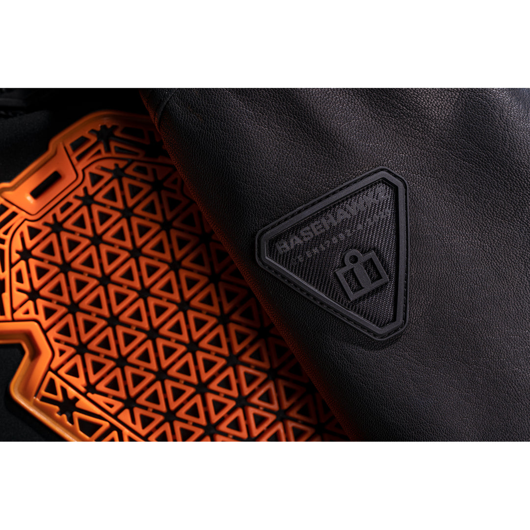 ICON Basehawk 2 Jacket Black - Close-Up of Basehawk Logo