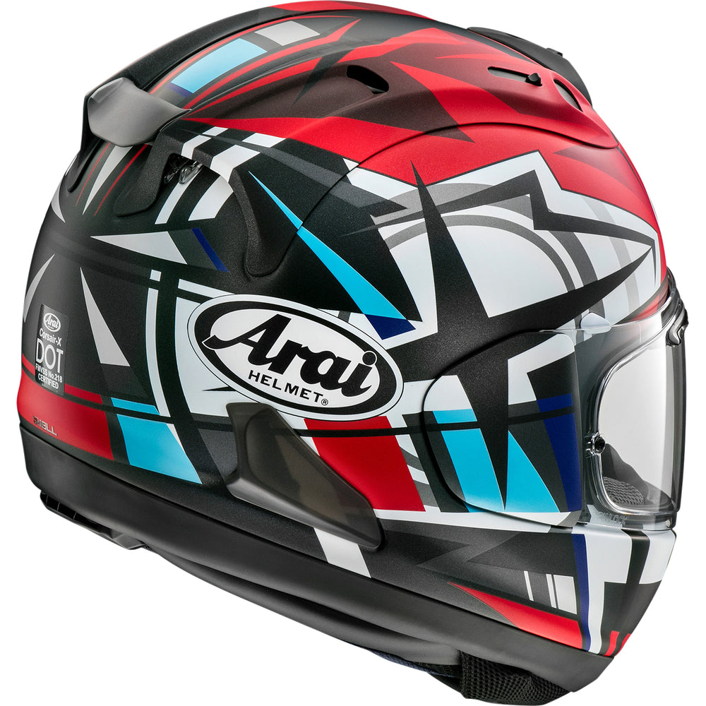 Arai Corsair-X Takumi Helmet Frost - Rear Side View