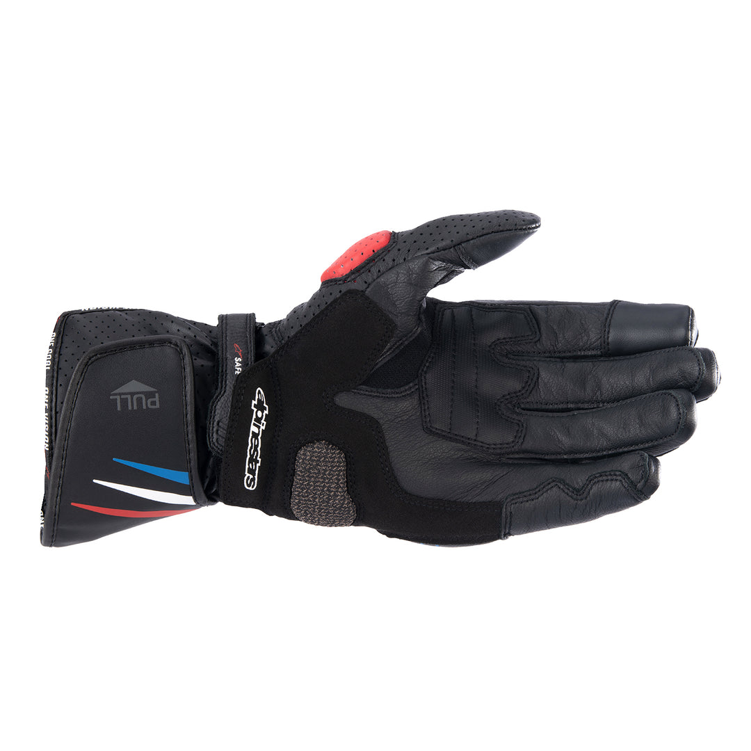 Alpinestars Honda SP-8 v3 Gloves Black/Red/Blue - Palm View