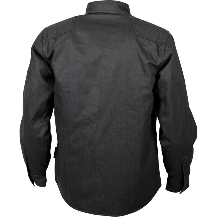 SCORPION EXO Covert Wax Riding Shirt Black - Rear View