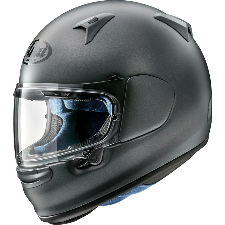 Arai Regent-X Solid Helmet Gun Metallic Frost - Side View