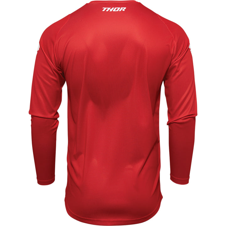 THOR Sector Minimal Jersey Red - Rear View