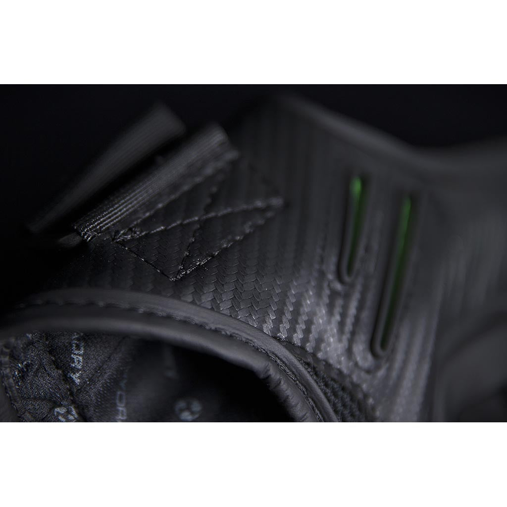 ICON Stryker Vest Green - Close-Up of Shoulder Strap