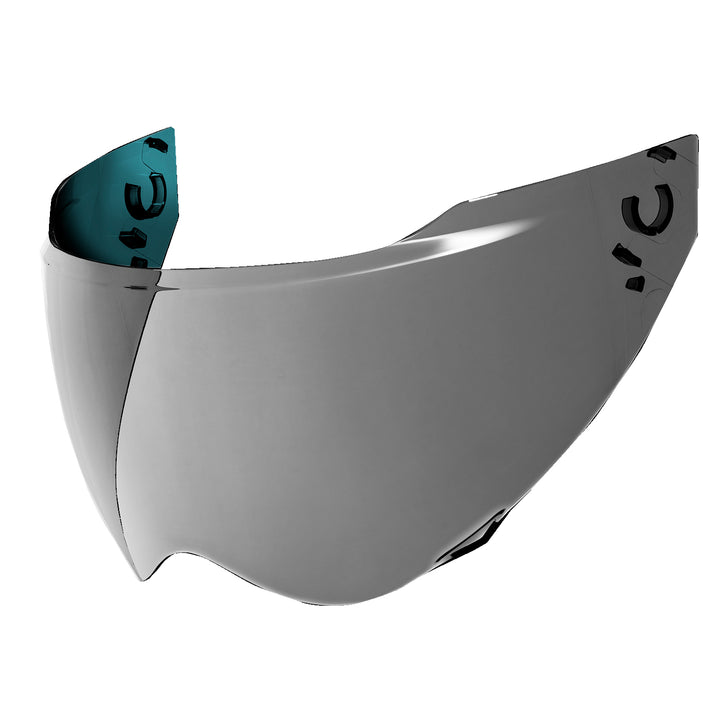 ICON Domain™ Helmet 22.06 Shield RST Silver - Front Side View