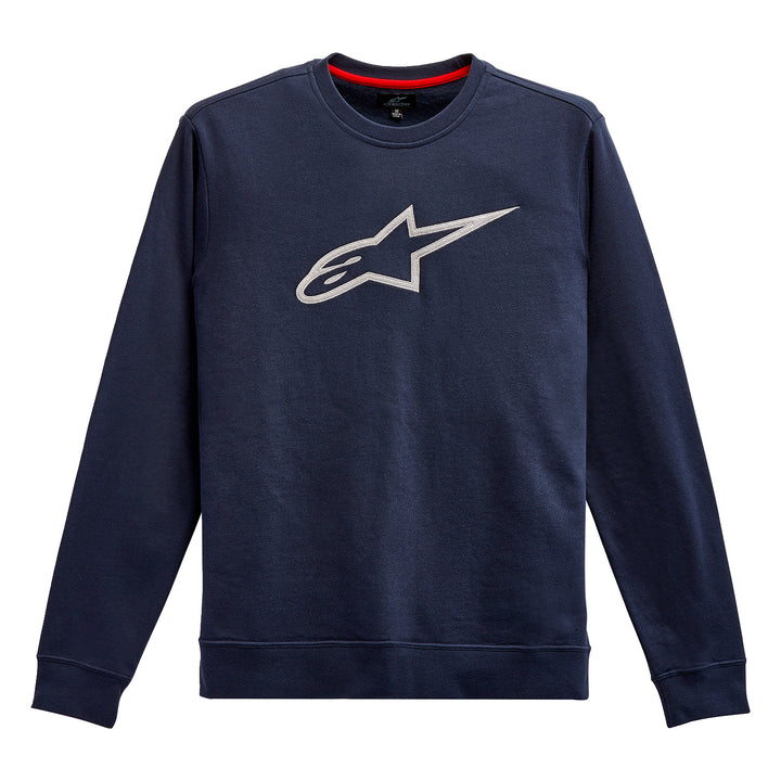 Alpinestars Ageless Crew Fleece Navy/Gray - Front View