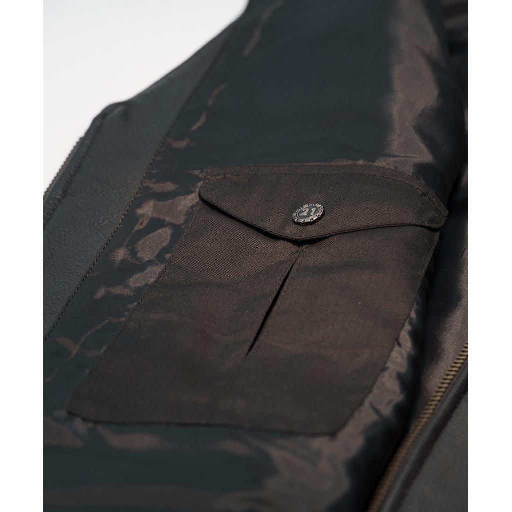 Highway 21 12 Gauge Vest Black - Close-Up of Interior Chest Pocket