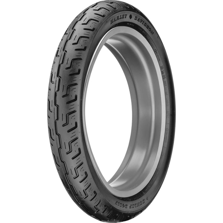 Dunlop D401 Tire Front - Angled Side View