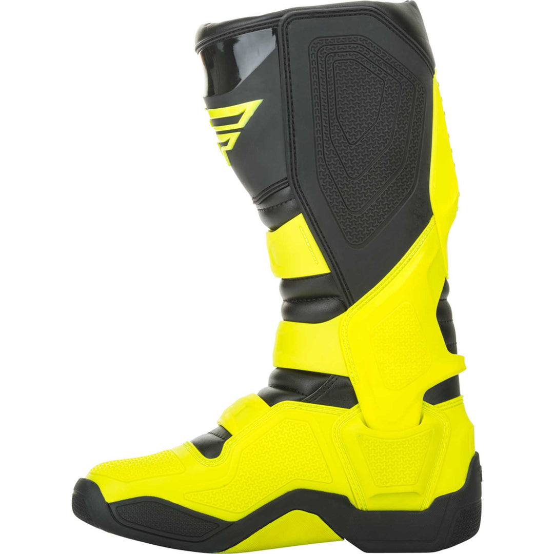 Fly Racing FR5 Boots Hi-Vis - Inner Side View