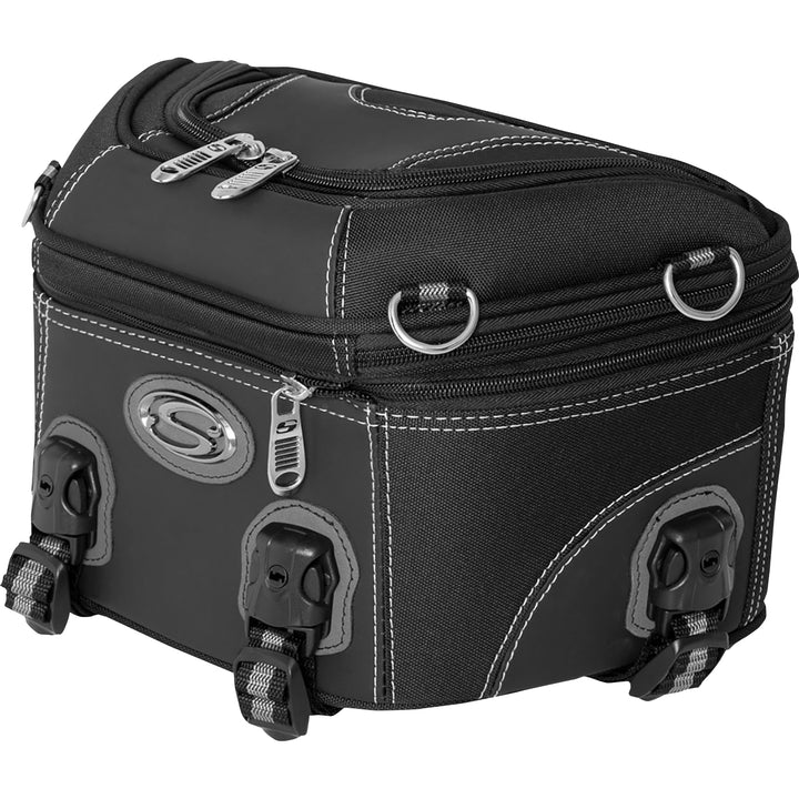 SADDLEMEN Rear Rack Luggage Bag - Front Side View