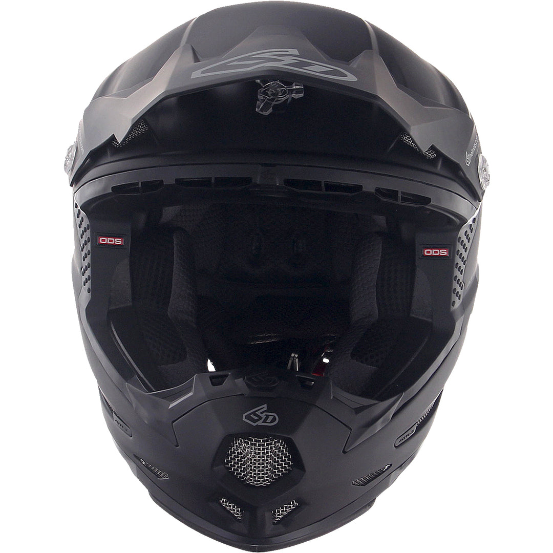 6D Helmets ATR-2Y Solid Youth Helmet Matte Black - Front View