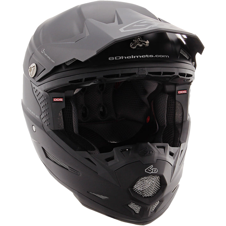 6D Helmets ATR-2 Solid Helmet Matte Black - Front Right Side View