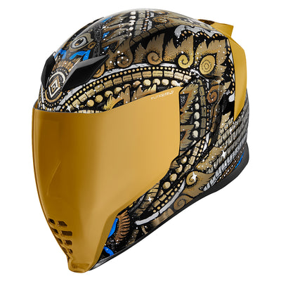 ICON Airflite™ Daytripper Helmet Gold - Front Left Side View