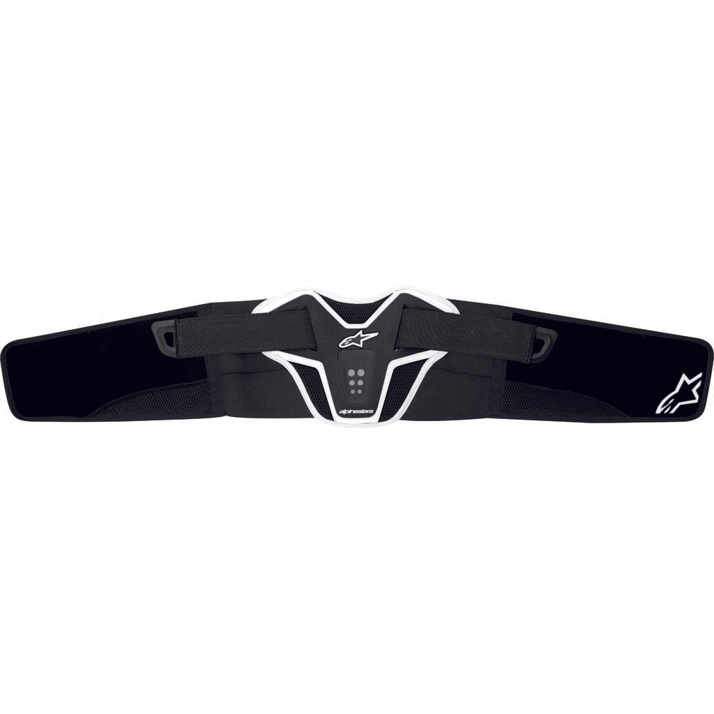 Alpinestars Saturn Kidney Belt Black/White - Front View