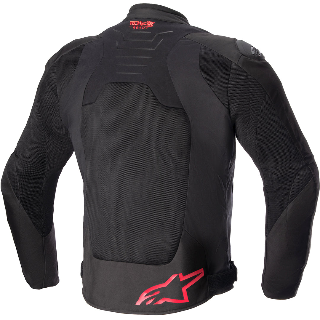Alpinestars SMX Air Jacket Black/Red - Rear View