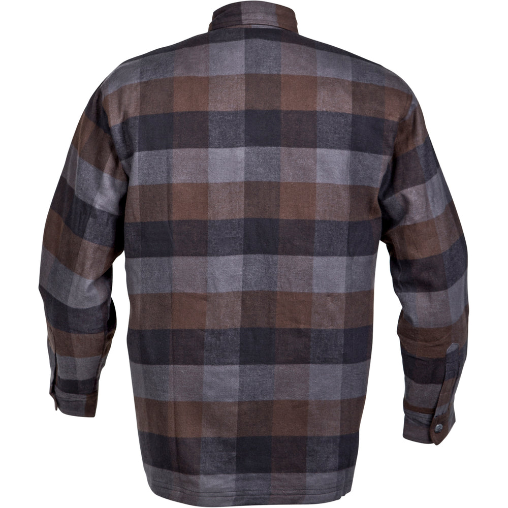 SCORPION EXO Covert Moto Flannel Black/Brown/Grey - Rear View