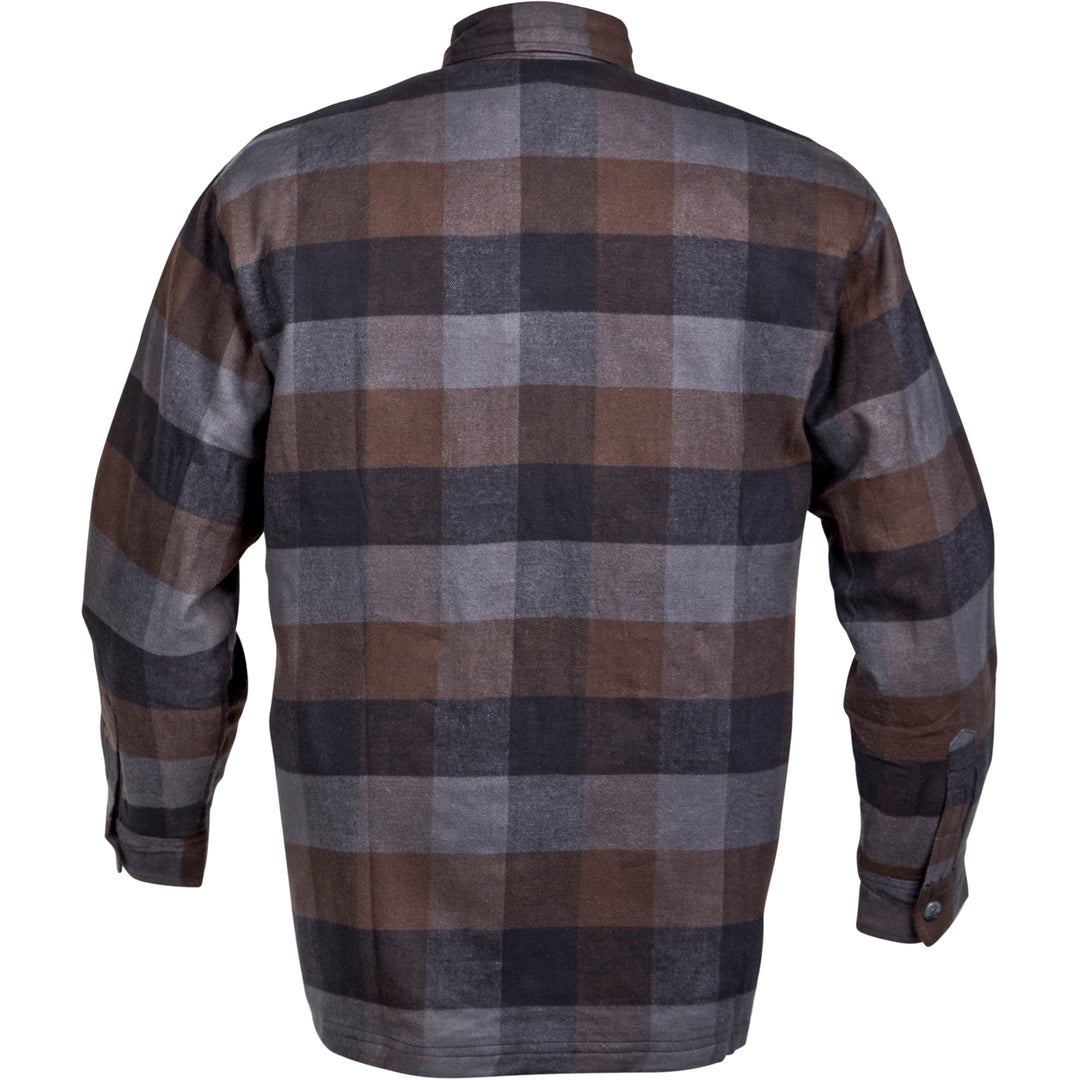 SCORPION EXO Covert Moto Flannel Black/Brown/Grey - Rear View
