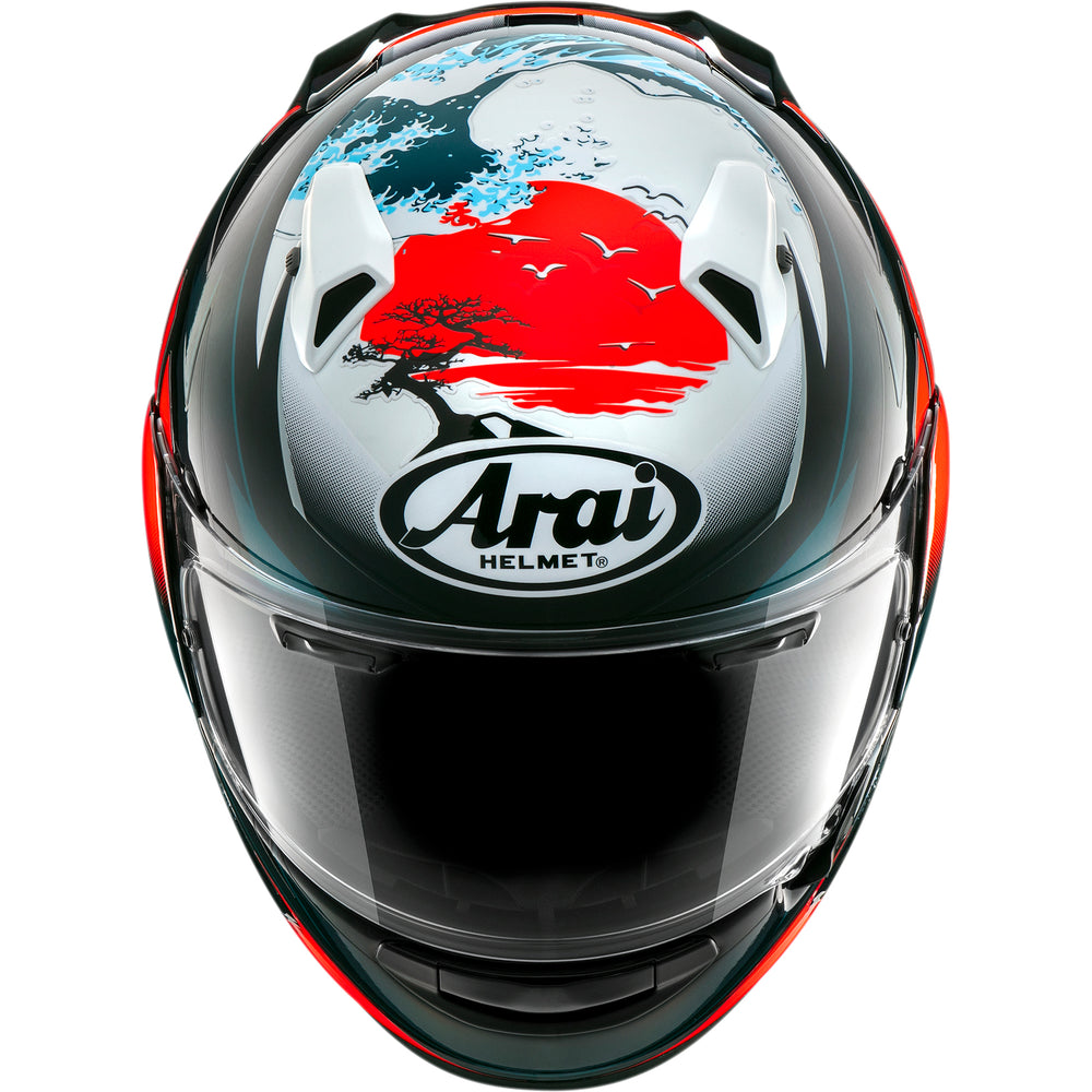 Arai Quantum-X Wave Helmet - Front Top View