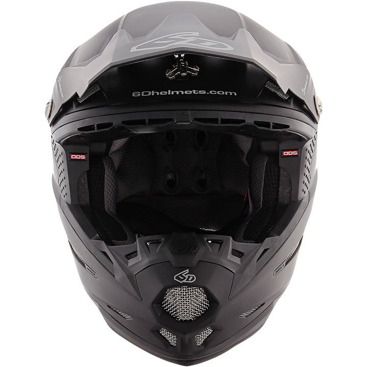 6D Helmets ATR-2 Solid Helmet Matte Black - Front View