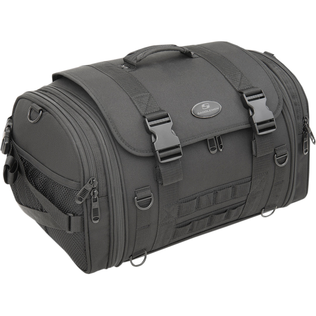 SADDLEMEN TR2300DE Tactical Deluxe Rack Bag - Front Side View