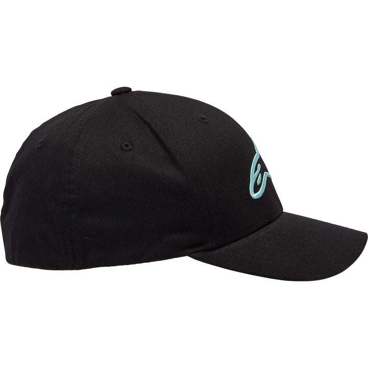 Alpinestars Ageless Curve Hat Black/Light Aqua - Right Side View