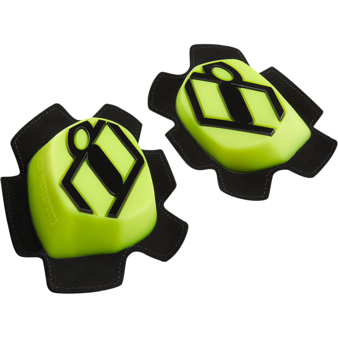 ICON Cloverleaf 2 Knee Pucks - Flat View of Two Detachable Knee Pucks