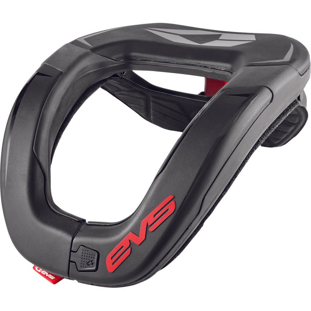 EVS Sports R4 Race Collar Adult - Front Side View