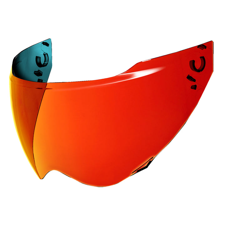 ICON Domain™ Helmet 22.06 Shield RST Red - Front Side View