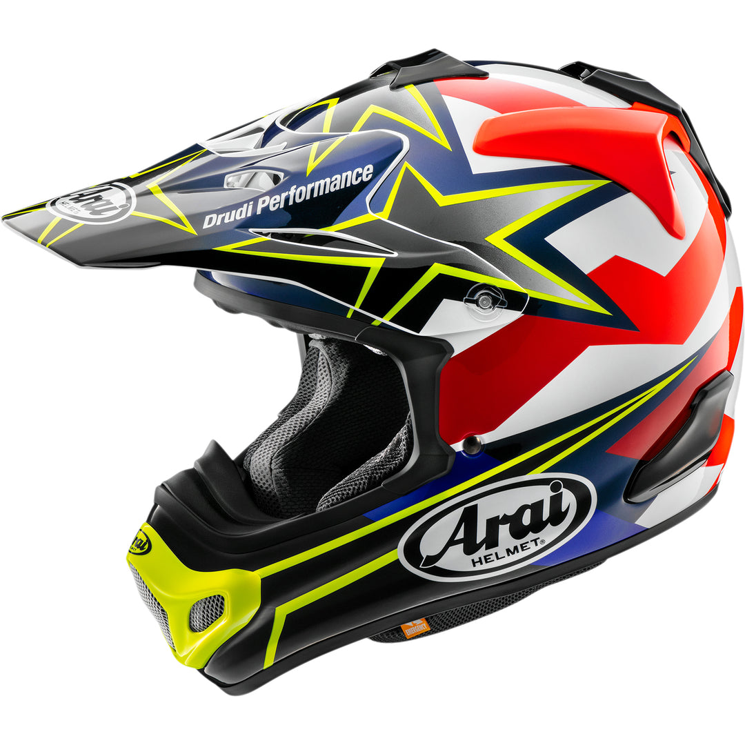 Arai VX-Pro4 Stars & Stripes Helmet Yellow - Side View