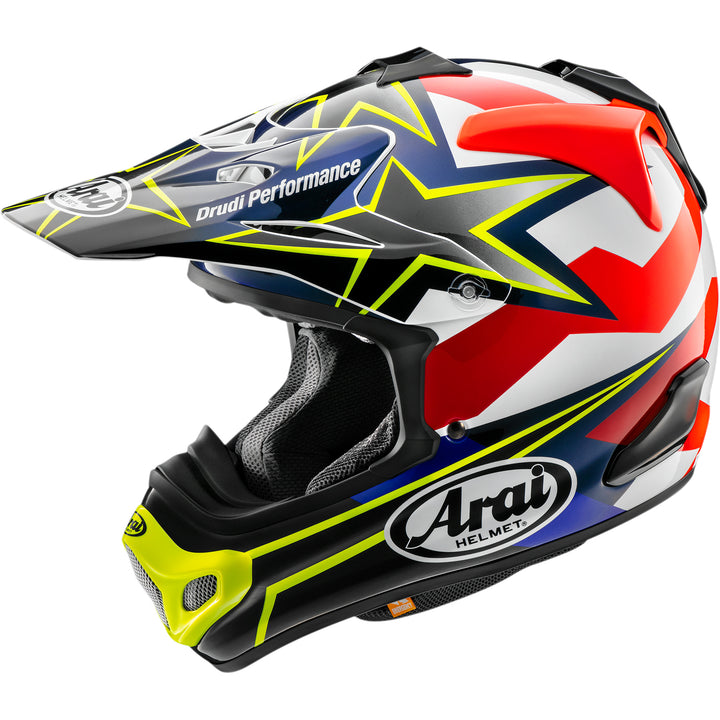 Arai VX-Pro4 Stars & Stripes Helmet Yellow - Side View