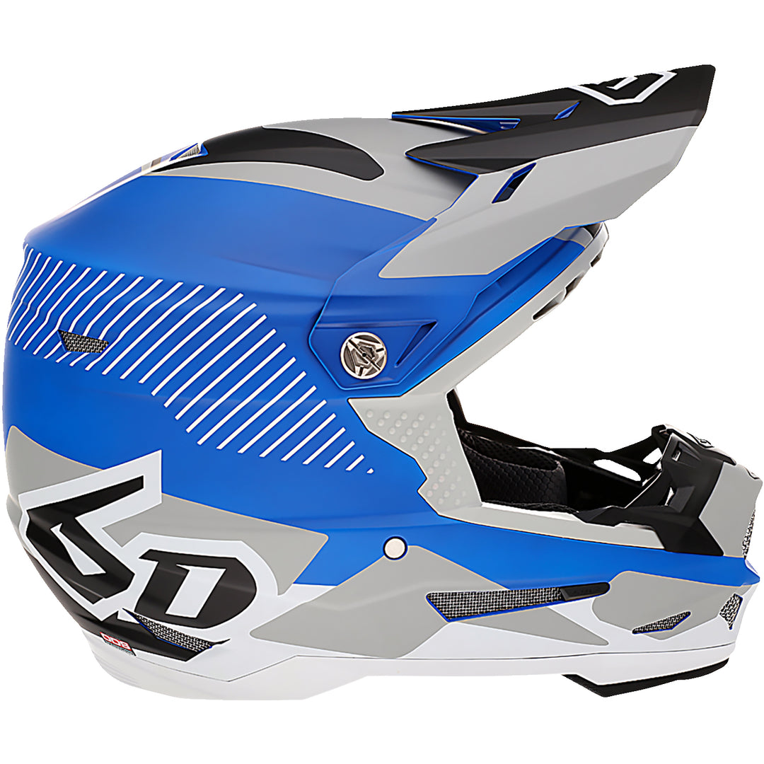 6D Helmets ATR-2 Fusion Helmet Blue - Right Side View