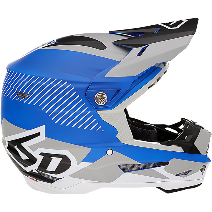 6D Helmets ATR-2 Fusion Helmet Blue - Right Side View