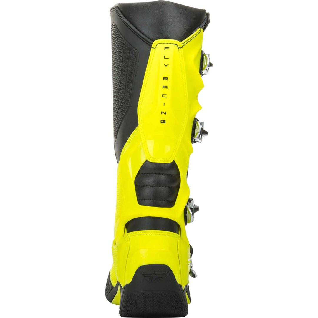 Fly Racing FR5 Boots Hi-Vis - Rear View