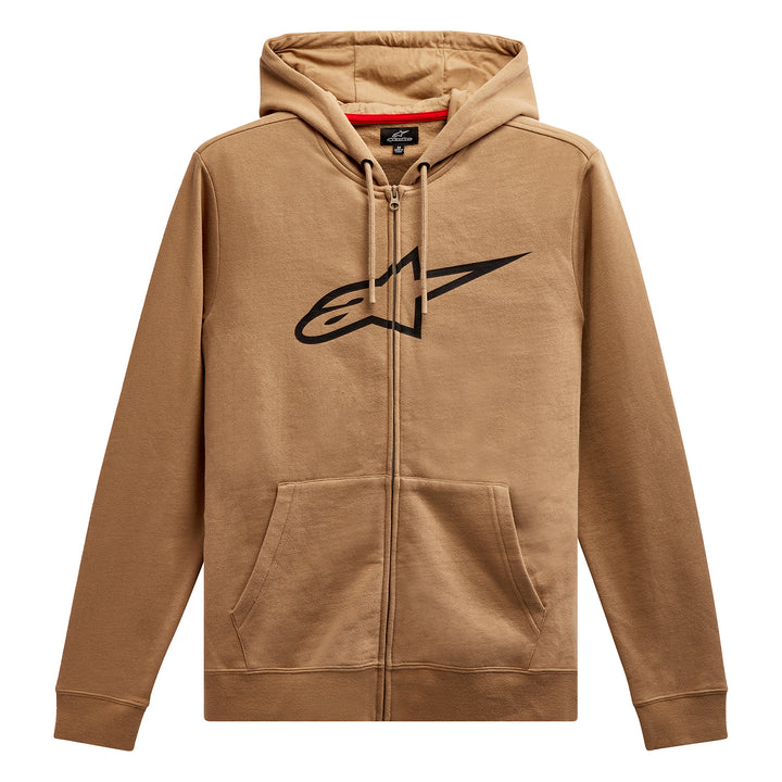 Alpinestars Ageless 2 Zip Hoodie Sand/Black - Front View