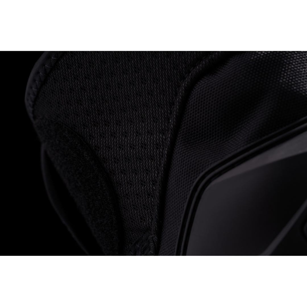 ICON Cloverleaf 2 Knee Pads - Close-Up of Top Band Material