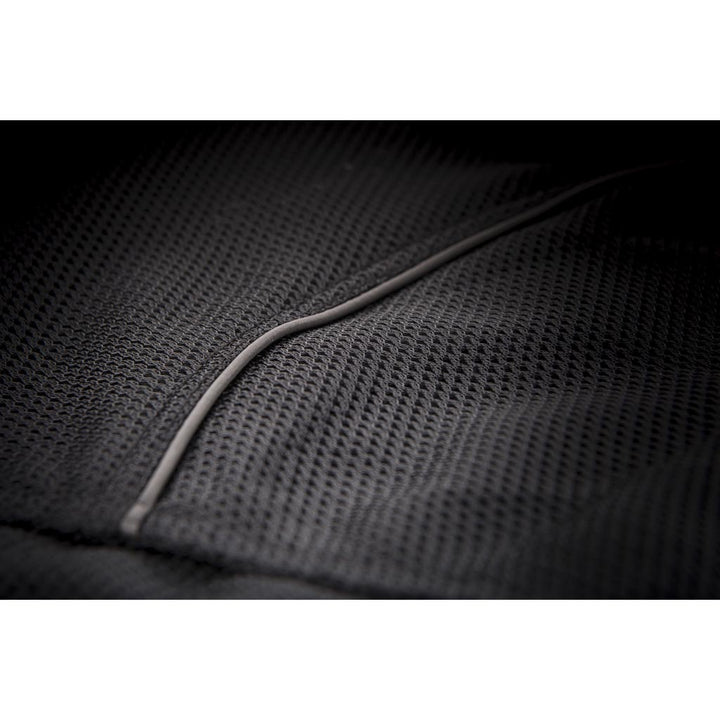 Highway 21 AIRA Women's Jacket Black - Close-Up of Reflective Piping