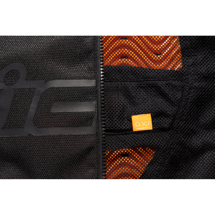 ICON Hooligan™ CE Jacket Black - Close-Up of Back Protector Insert Slot