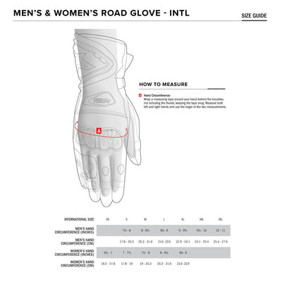 Alpinestars Honda Copper Gloves - Size Chart