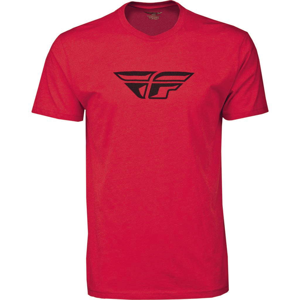 Fly F-Wing Tee Red - Front View