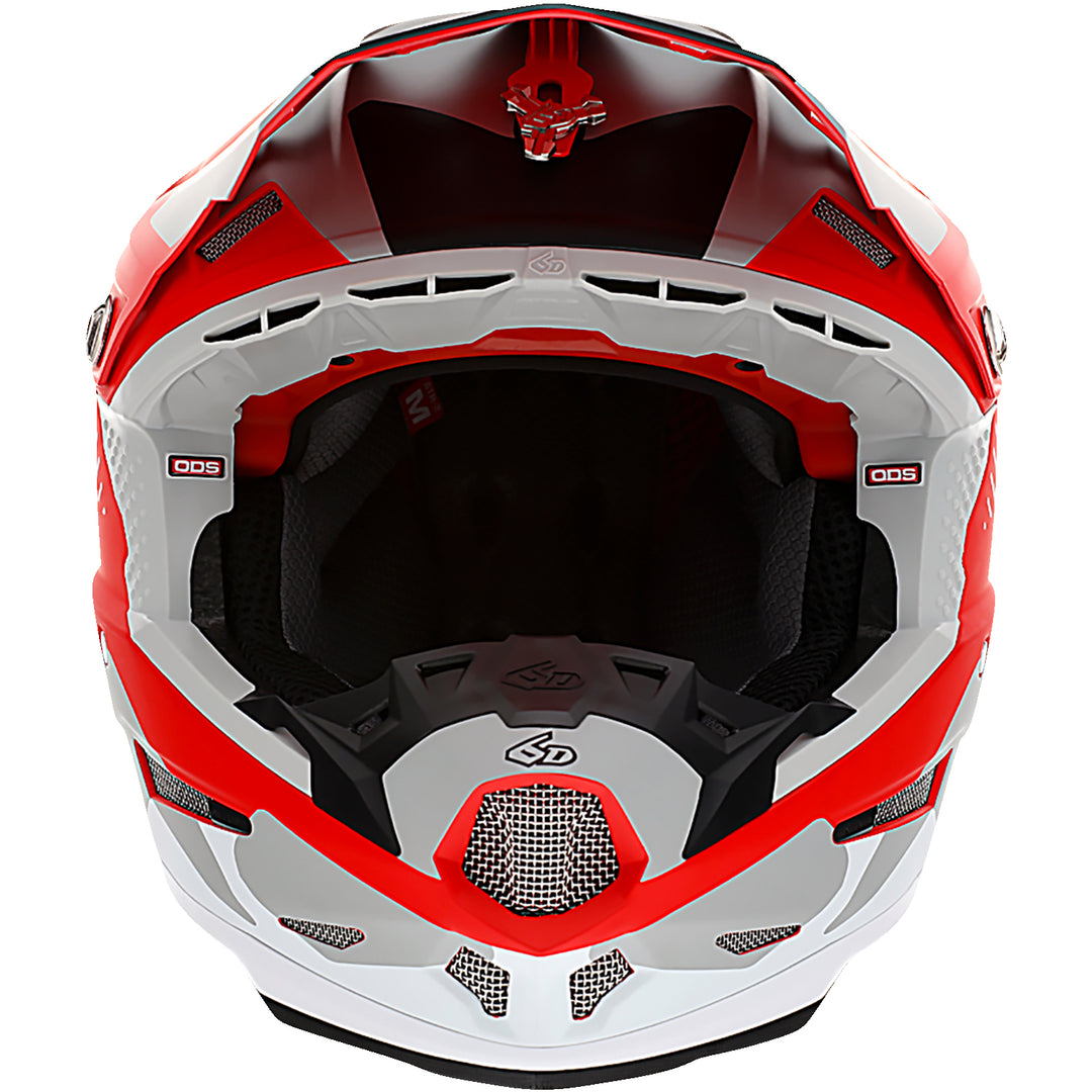 6D Helmets ATR-2 Fusion Helmet Red - Front View