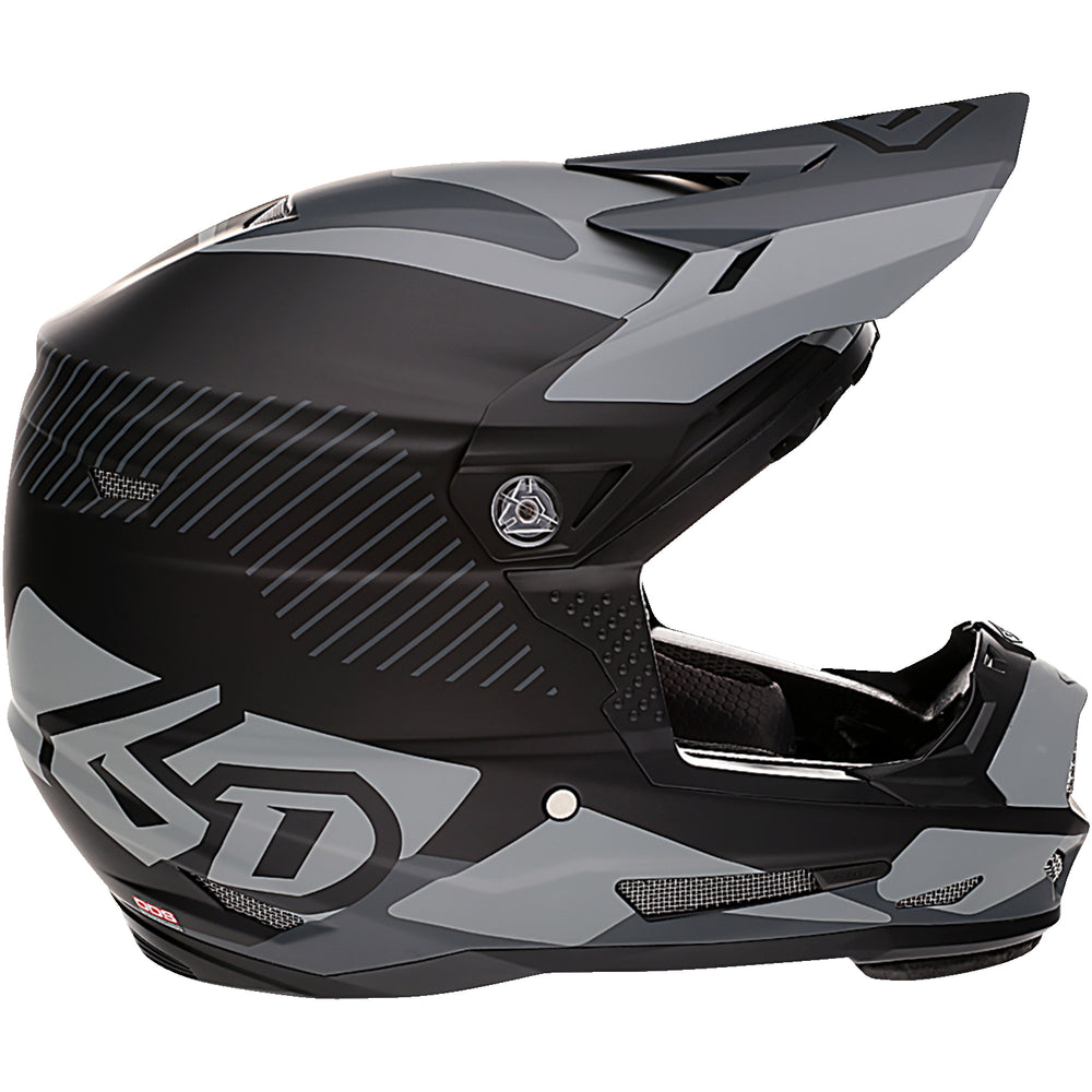 6D Helmets ATR-2Y Fusion Youth Helmet Black - Right Side View