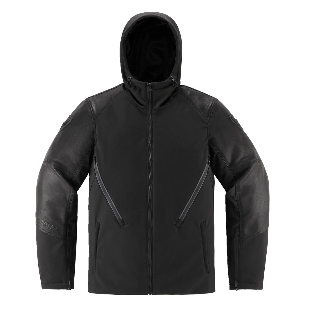 ICON Basehawk 2 Jacket Black - Front View