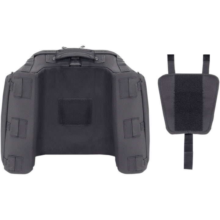 SADDLEMEN TS1620R Tactical Tail Bag - Bottom View with Seat Strap