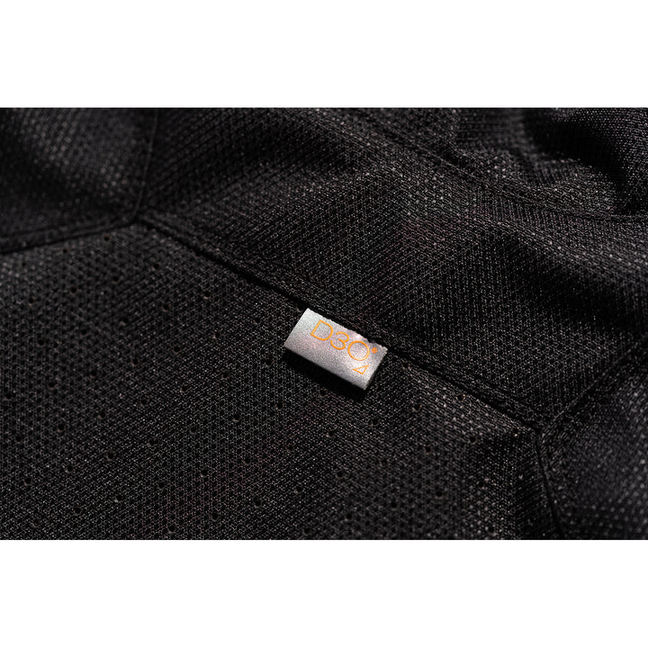 ICON Hooligan™ CE Jacket Slayer - Close-Up of D3O Tag on Back
