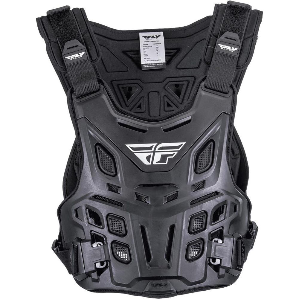 Fly Racing Revel Race Roost Guard Black - Front View