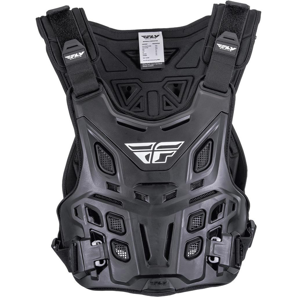 Fly Racing Revel Race Roost Guard Black - Front View