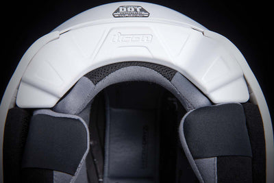 ICON Airflite™ Helmet - Peacekeeper - Rubatone White