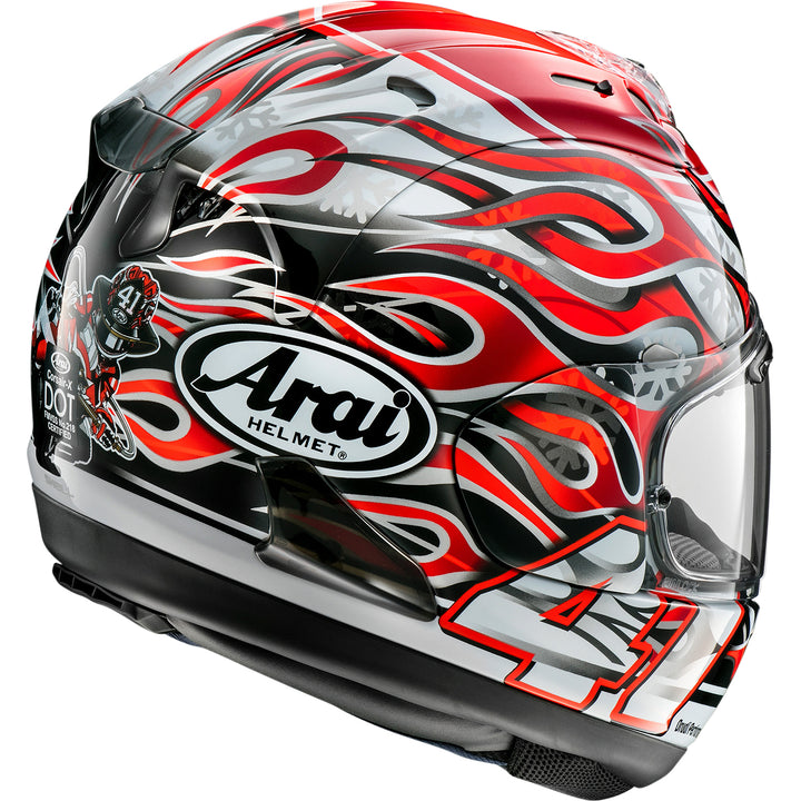Arai Corsair-X Haga GP Helmet - Rear Side View
